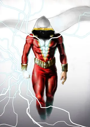Shazam Hood On Wallpaper