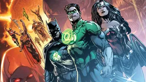 Shazam With The Justice League Wallpaper