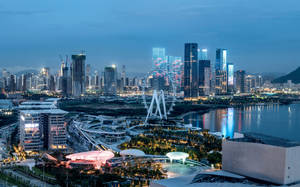 Shenzhen City Baoan Waterfront Cultural Park Wallpaper