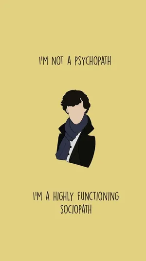 Sherlock Holmes Minimalist Quote Wallpaper