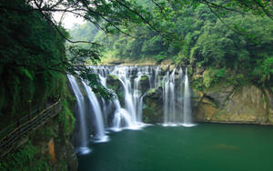 Shifen Waterfall Taiwan Wallpaper