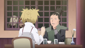 Shikamaru And Temari Eating Wallpaper