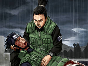 Shikamaru Asuma Death Wallpaper