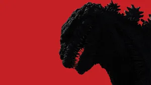 Shin Godzilla Wreaking Havoc Wallpaper