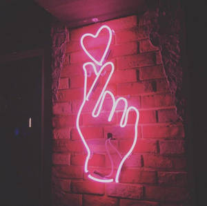 Shine Bright Like A Neon Pink Diamond Wallpaper