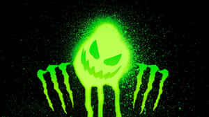 Shining Black Neon Light Wallpaper