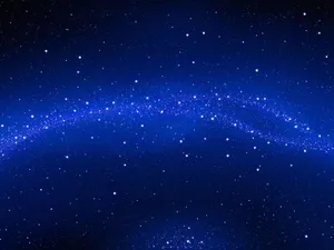Shining Blue Stars Twinkle Across The Night Sky Wallpaper