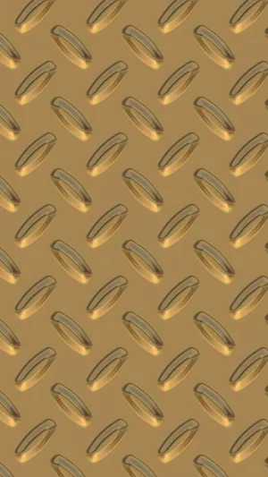 Shining Metallic Gold Pattern Wallpaper