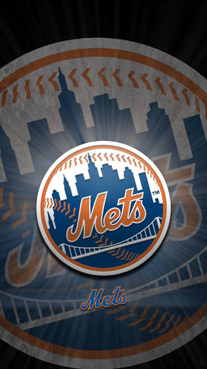 Shining New York Mets Logo Wallpaper