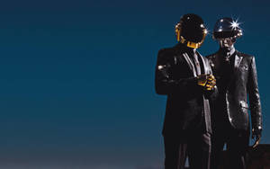Shinning Daft Punk Duo Wallpaper