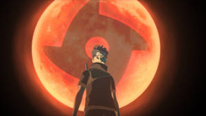 Shisui Uchiha Naruto Red Moon Sharingan Wallpaper