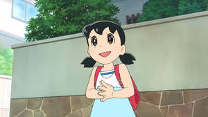 Shizuka Doraemon Sparkling Eyes Wallpaper