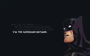 Shocked Batman Quotes Wallpaper