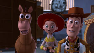 Shocked Bullseye Toy Story Wallpaper