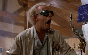 Shocking Christopher Lloyd Epic Face Wallpaper