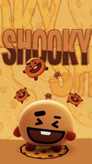 Shooky Bt21 Poster Wallpaper