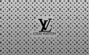 Shop Luxury Fashion With A Classic Louis Vuitton Print. Wallpaper
