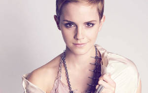 Short Hair Emma Watson Wallpaper