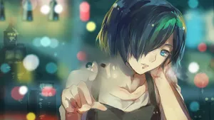 Short Haired Anime Girl Wallpaper