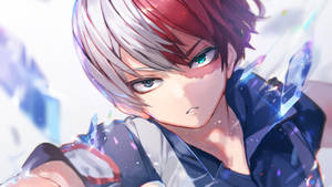 Shoto Todoroki Aesthetic Portrait Wallpaper