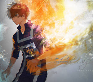 Shoto Todoroki Aesthetic Pyrokinesis Wallpaper