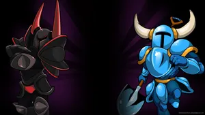 Shovel Knight And Black Knight Wallpaper