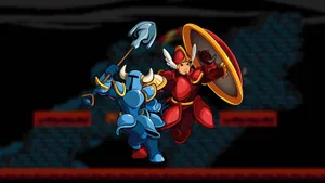 Shovel Knight And Shield Knight Wallpaper