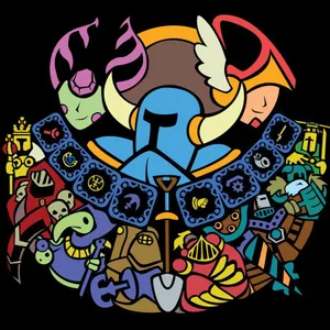 Shovel Knight Cartoon Style Art Wallpaper