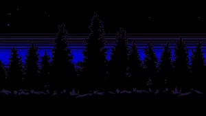 Shovel Knight Dark Wood Landscape Wallpaper