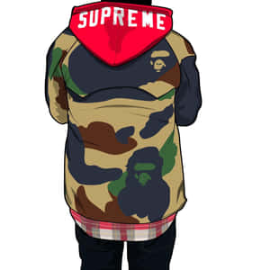 Show Off Your Style With Supreme Cartoon Wallpaper
