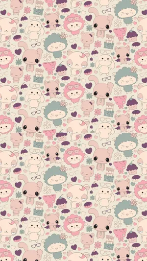 Show Some Love With This Kawaii Valentine Design Wallpaper