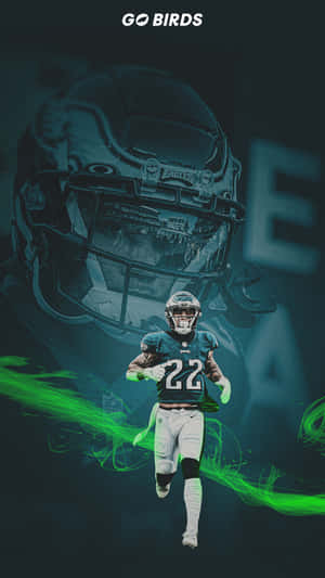 Show Your Support For The Philadelphia Eagles By Sporting This Eagles Iphone Wallpaper Wallpaper