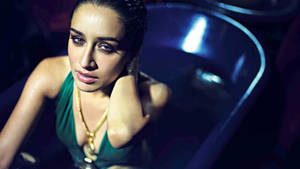 Shraddha Kapoor Bathing Photography Wallpaper