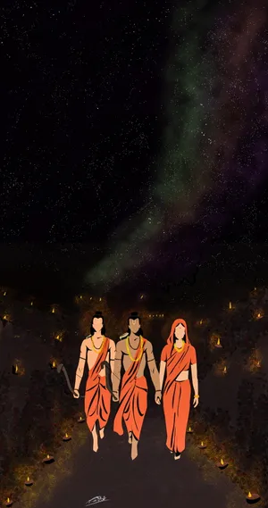 Shree Ram Followers Wallpaper