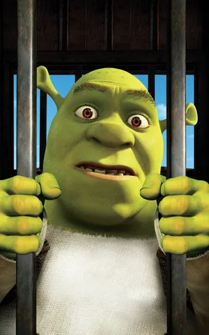 Shrek In A Cage Wallpaper