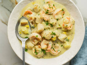 Shrimp Chowder Wallpaper