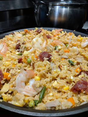 Shrimp Fried Rice Wallpaper