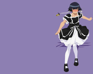 Shy Soifon Maid Outfit Bleach 4k Ultra Hd Wallpaper