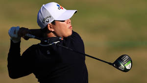 Si Woo Kim Post-golf Swing Wallpaper