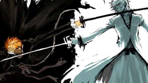 Sick Anime Bleach Ichigo Black And White Wallpaper