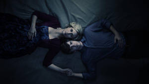 Side By Side Norma And Norman Bates Motel Wallpaper