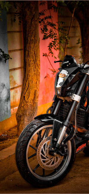 Side Of Street Ktm Iphone Wallpaper