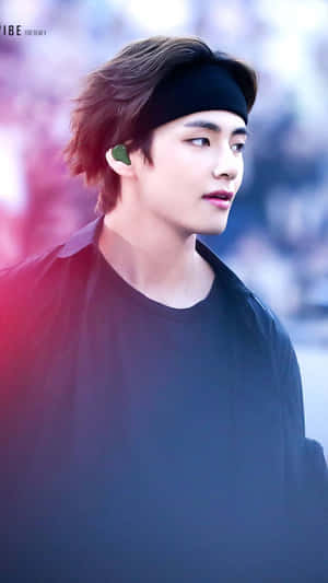 Side Profile Bts Member V Wallpaper
