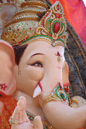 Side Profile Of Ganesh 4k Wallpaper