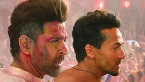 Side Profile Tiger And Hrithik Roshan War Wallpaper