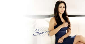 Signature Of Sunny Leone Wallpaper