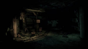 Silent Hill Dark Mine Tunnel Wallpaper