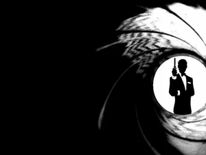 Silhouette Of The Classic Spy - James Bond Wallpaper