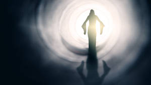 Silhouette Of Woman Spirit Wallpaper