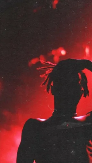 Silhouette Of Xxxtentacion In Concert Wallpaper